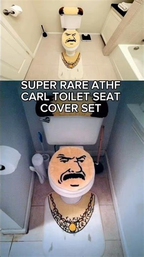 WEIRD RARE ATHF CARL TOILET SEAT COVER #athf #fyp #nostalgia #nostalgic #2000s #90s #weird #cool