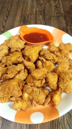 Crispy Chicken Popcorn Recipe | KFC Style Popcorn Chicken #shorts # trending #chickensnacks #food
