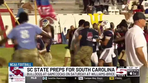 36K views · 303 reactions | A big test for SC State Bulldogs in Week 2 After coming away with a close win on Saturday against Wofford, the Bulldogs head down the road this week to face South Carolina Chennis Berry says going against LaNorris Sellers will be a great opportunity for his squad #football #ncaafootball | Kevin Bilodeau - Live 5 News | Facebook