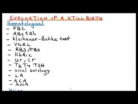 Intrauterine Fetal Death (IUFD)
