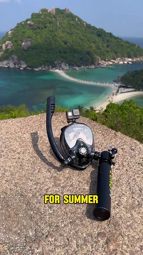 Underwater Snorkel Mask with Miniature Air Tank for Summer Watersports