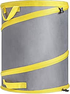 Jardineer Collapsible Trash Can for Camping Parties, Reusable Yard Waste Bags, Pop Up Garden Bag with a Drainage Hole(30 Gallon)