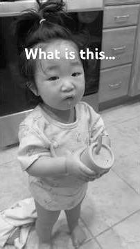 I gave my 1 year old camel milk for the first time… 🐪