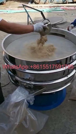 Mesh Sieve Screen Stainless Steel Vibration Filtering Screening Machine