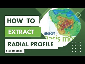 Geosoft Oasis Montaj - How to Extract Radial Profile