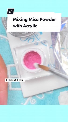 You only need a very small amount of Mica Powder to add a BLAST of colour to the medium you’re working with 💖 (here I’m working with Acrylic) #nailcareereducation #nails #nailtech #diynails #nailtutorial #naildesigns #nailtok #nailsoftiktok #nails💅 #nailtechcheck #nailtechlife #nailartist #nailpolish #naildesign #nailinspo #beginnernailtech #acrylicnails #micapowder