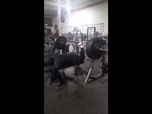 Benching 350lbs for Paused Reps at 170lbs