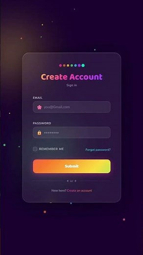 Responsive login Form🔥Using HTML CSS |#shorts #coding #programming #loginpage #frontendcourse