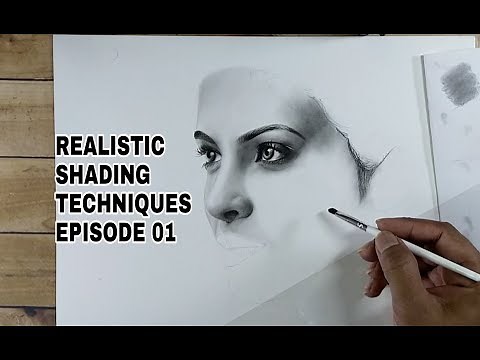 How to do very realistic shading- blending brush techniques