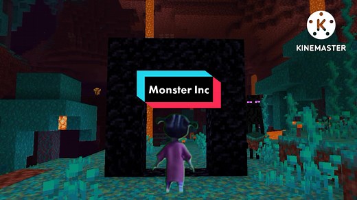 Exploring the World of Monsters Inc Through Minecraft