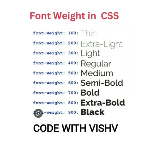Font Weight In Css. HTML & CSS Tutorial For Beginners