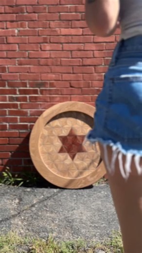 A pheasants flight over a warm setting sun ✨ The perfect backer for my pheasant. I don't think a backer has to paint the whole scene to depict a feeling. I'm so in love with this art piece. The frame was put together using my own method which I've filmed a tutorial on. It's available for purchase on my website and you will be set for success even with limited tools! I used my @milescrafttools circle jig, and one of the main keys for success getting through thicker material when your router bit d