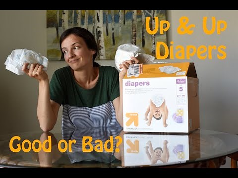 Up & Up Diapers Review, Target Brand Diapers, Are Up and Up Diapers good?