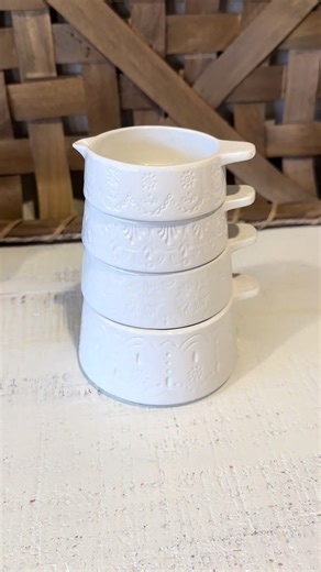 Upgrade Your Kitchen with Stackable Ceramic Measuring Cups