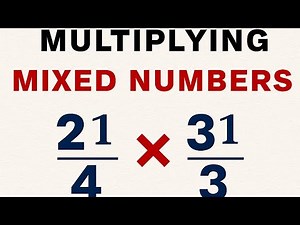 Multiplying Mixed Numbers | Learn step by step 📚 Presented by Irha Academy