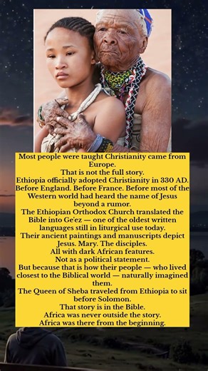 The Oldest Christian Nation On Earth Is In Africa. #ethiopia #christianity #africa