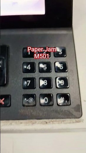 Printer Paper Jam Problem Solved Fast | HP LaserJet M501 Quick Fix 2025#shortvideo #technology