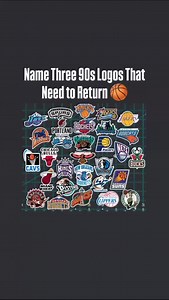 Name 3 NBA Logos That Need to Come Back 🏀 #nba #nbaseason #logo #retro #90s | Average Sports Guy