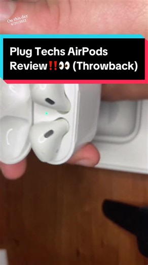Are @plug - shop tech’s Airpods Legit⁉️ (THROWBACK) 2 years ago today I bought a pair of airpods from plug to test. A lot if people at the time and even now are pretty curious about whether theyre legit or not. From what I’ve tested plug better tech has legit airpods! #onthisday #plugfam #plugtech #plugtechreveiw #plugbettertech #airpods #tech #techtok