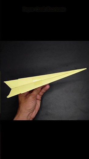 Best Paper Airplane That Flies Far ✈️🔥 | Easy Origami #shorts