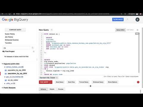 WITH statements in BigQuery SQL