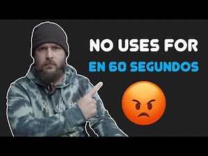 Don't use for in your code 😡 | in 60 seconds