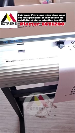 • Traceur ECT1200 – Découpe et tracé de matériaux en vinyle pour tee-shirts, autocollants et autres surfaces • Écran tactile intuitif et connexion Wi-Fi • Idéal pour grande production : découpe précise en grand et petit format • Compatible avec stylos et accessoires de découpe • Prix : sur demande ! ✔ 1 an de garantie ✔ 1 an de service gratuit ✔ Formation complète et assistance technique EXTREME – Équipements & matériaux publicitaires 📌 Nous sommes situés à Cocody Attoban 📞 225 0142547374 ☎️ 2