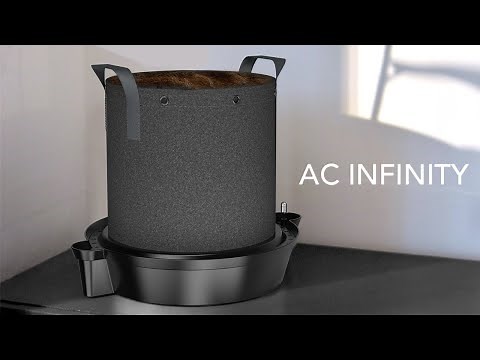 AC Infinity Self Watering Fabric Pot Base Unboxing & Setup