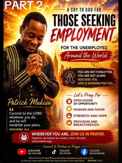 Prayer for Job Breakthrough and Financial Provision