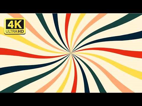 Multi Color Sunrays Motion Background - Vibrant Light Rays Loop