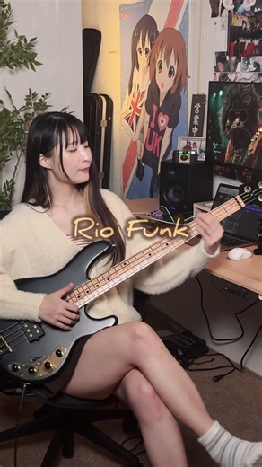 Funk Bass Groove！//Rio Funk bass cover #bass #funk #slap