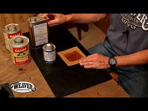 The Leather Element: Using Cement Thinner