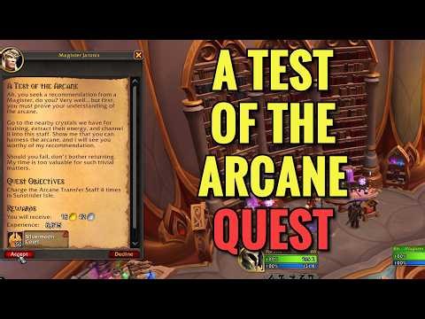 A Test Of The Arcane Quest (WoW Midnight)