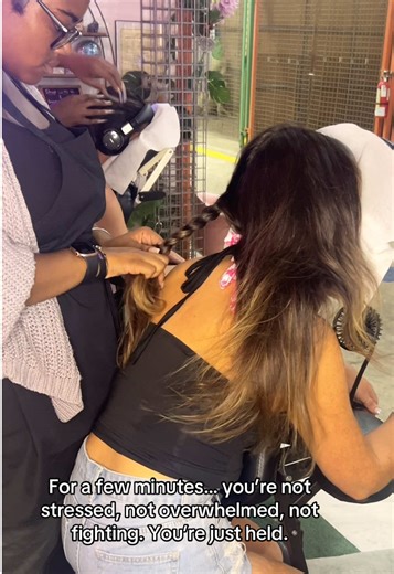 That’s the healing. The nostalgia. The emotional release. This takes you back to a safer time and lets your inner child feel seen again. #asmr #childhood #innerchild #innerpeace #hairplay