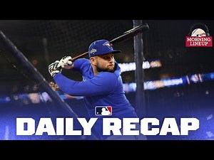 A key player to return for the Blue Jays in the World Series? | Morning Lineup (MLB Daily Recap)