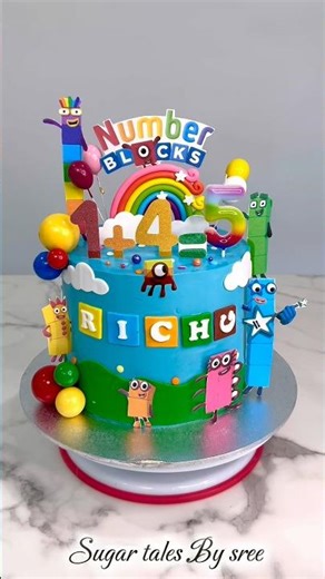 Number Blocks Cake | Number Blocks | Celebrate With Number Blocks Cake for your Kids | TresLeches