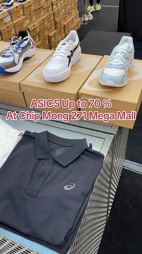 ASICS Clearance Sale up to 70% Off at Chip Mong 271 Mega Mall