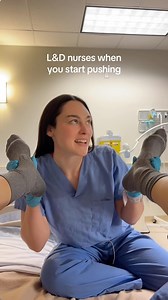 Me every time my patient starts pushing🥰🤰🤱 You’re always doing such a good job!! Here are some pushing positions to try—because every body is different, and movement can make all the difference: • Side-lying • Hands and knees • Squatting with support • Semi-sitting • Birth stool • Reclining with leg support • Kneeling over the back of the bed Trust your body. You’ve got this!! #laboranddelivery #birth #newmom #momtobe #birthworker #pushing #pushingpositions #pregnant #pregnancy #newborn #baby