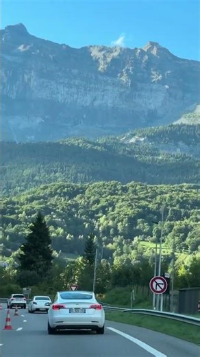 Дороги в Chamonix, Франция #путешествия #франция #automobile #mountains #дорога