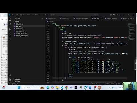 TUTORIAL MEMBUAT FORM CRUD DATA DIRI MAHASISWA SEDERHANA