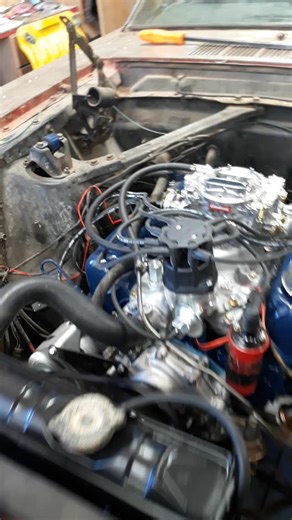 1966 mustang convertable with Batemans Garage 289. #ford289 #garagebatemans #engine #enginebuild #sbf #fordperformance #fordengine | Batemans Garage