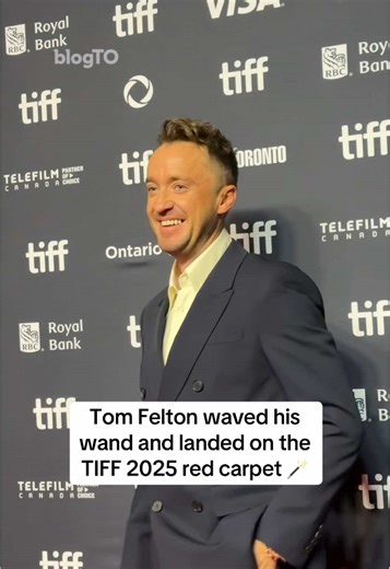Tom Felton's Adorable Appearance at TIFF 2025