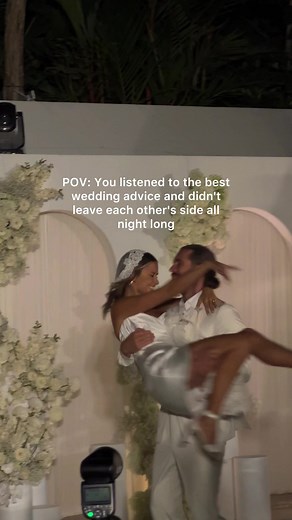 Remembering that it’s your day, not the guests', and staying close and present is the best advice for your wedding 🥹🤍 #fypage #weddingtiktok #weddingadvice #weddingaesthetic