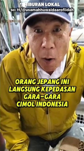 This Japanese Person Was Instantly Spicy Because of Indonesian Cimol #bulereaction #bule #shorts