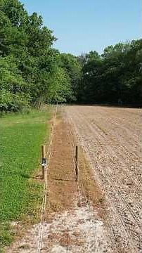 ⚡️Electric Fence 🦌 Strategy #deerhunting #foodplots #electricfencing