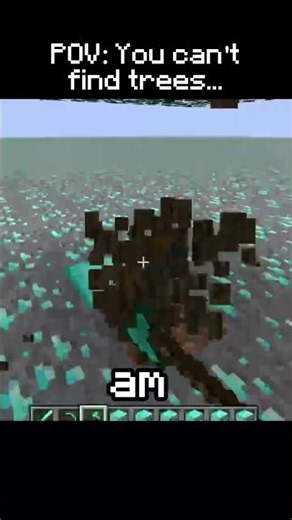 POV you can't find trees in minecraft (Remake) #minecraft