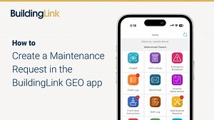 GEO - How to Create a Maintenance Request