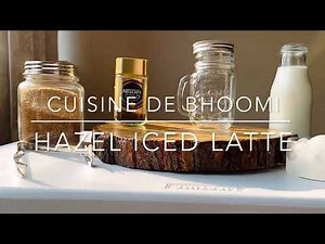 Hazelnut Iced Latte | Cold coffee recipe
