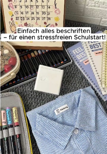 Kleiner Helfer für den Schulstart – damit nichts mehr verloren geht 🎨🏅✨ #printer #thermalprinter #studytips #tiktokshop #kidstiktok