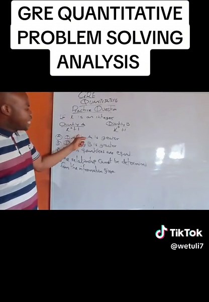 GRE Quantitative problem solving analysis... Join us or contact usfor more lectures. #GRE #quantitatives #MathsGRE